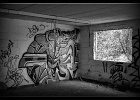 Grafitti in black and white